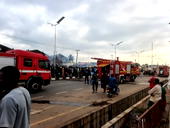 Abuja gas explosion: Car crash sparks inferno, injures driver, damages police post