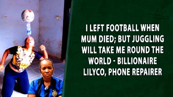 I want to challenge Messi or Ronaldo; emerge World Best—Female freestyle juggler