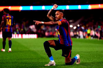 Raphinha, Yamal fire Barcelona to 7-2 win over Racing Santander