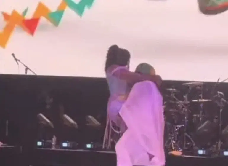 ‘My husband is angry’ – Real Warri Pikin apologises after Timaya stage moment