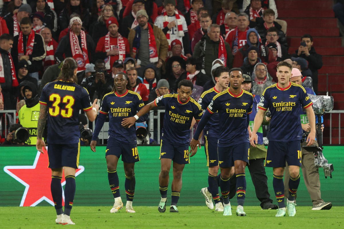UCL: Rice rescues Arsenal with late equaliser in 2-2 draw against Bayern Munich Image