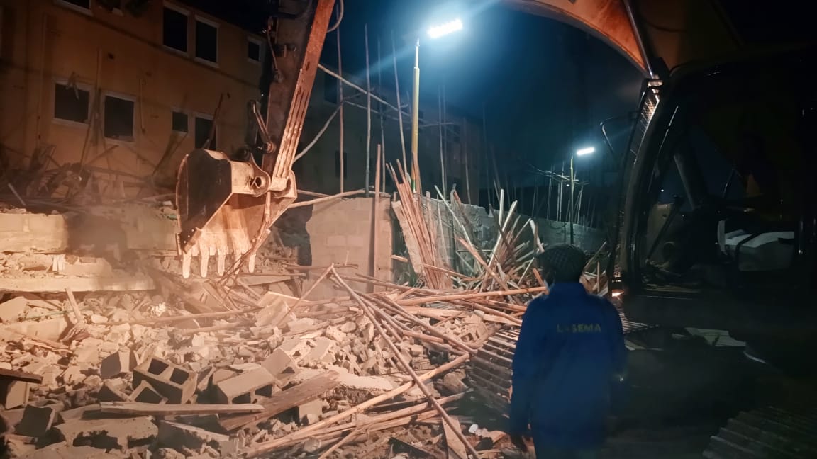 One dead, three rescued in Lagos building collapse Image