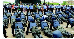 Police begins training 10,000 officers for 2027 polls