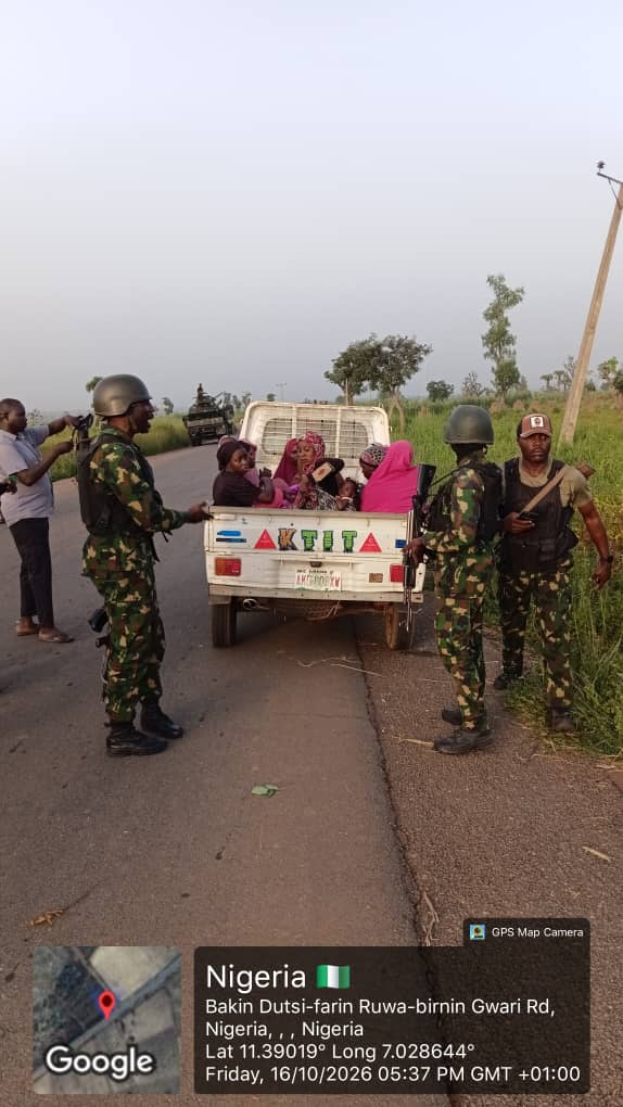Troops rescue 27 kidnapped victims in Katsina, recover a motorcycle