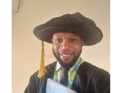 Utomi congratulates Aondover on elevation to Associate Professor