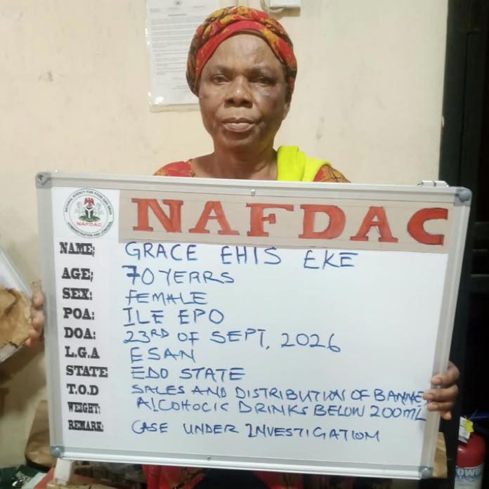 NAFDAC seizes N300m banned alcoholic drinks in Lagos