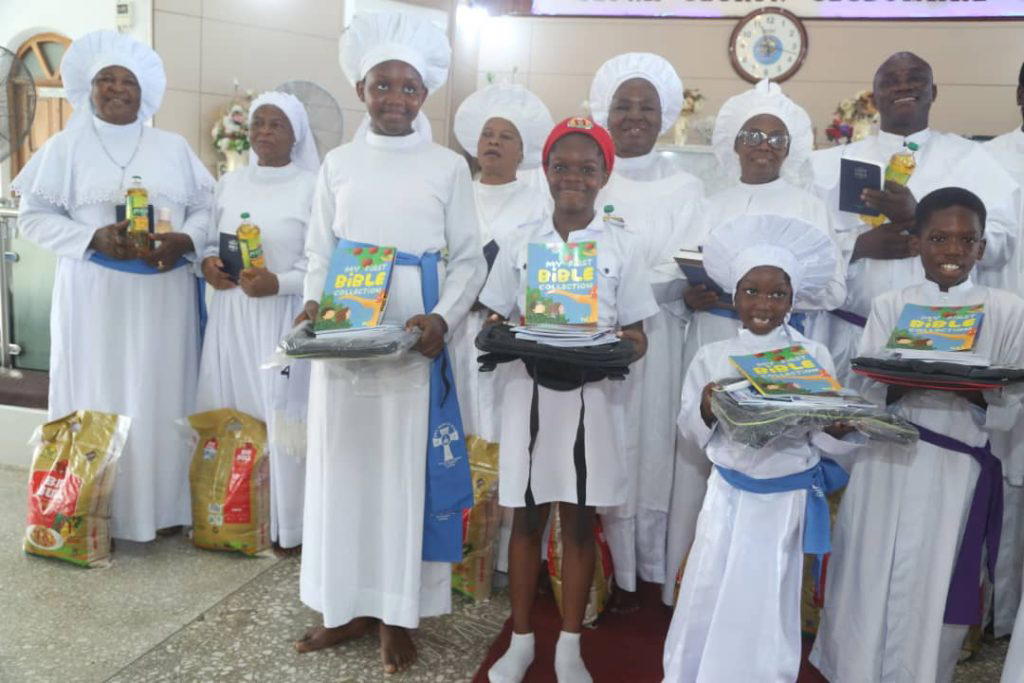 BSN donates food, bibles, relief items to Lagos church