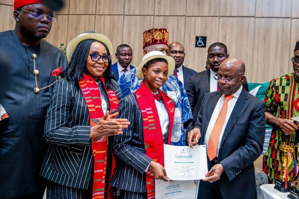 Gov Otti offers orphaned debate champion varsity scholarship