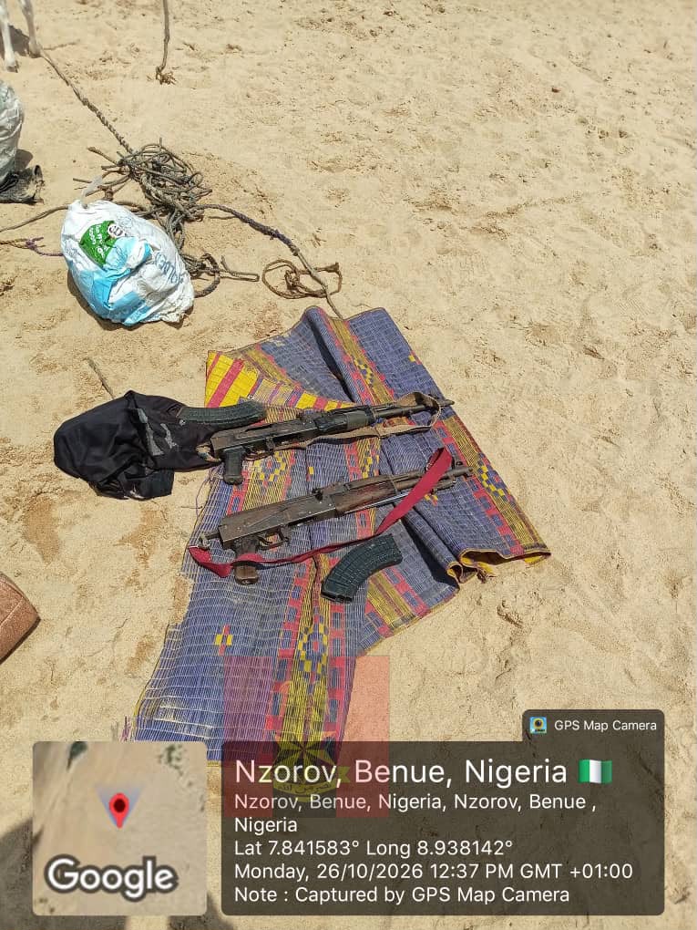 Troops repel terrorists in Benue, recover two AK-47 rifles
