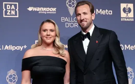 ‘Wouldn’t be possible without you,’ Kane tells wife after Ballon d’Or win